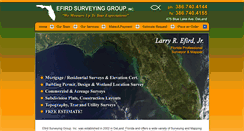 Desktop Screenshot of efirdsurveying.com